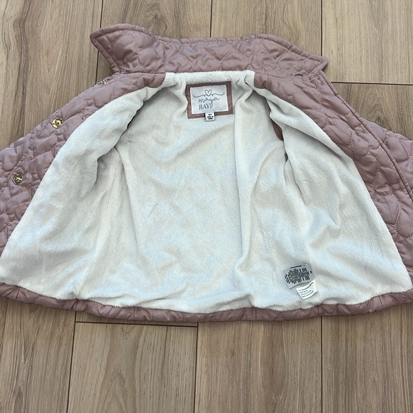 Maya Ray Light Pink Quilted Jacket - Picture 3 of 8